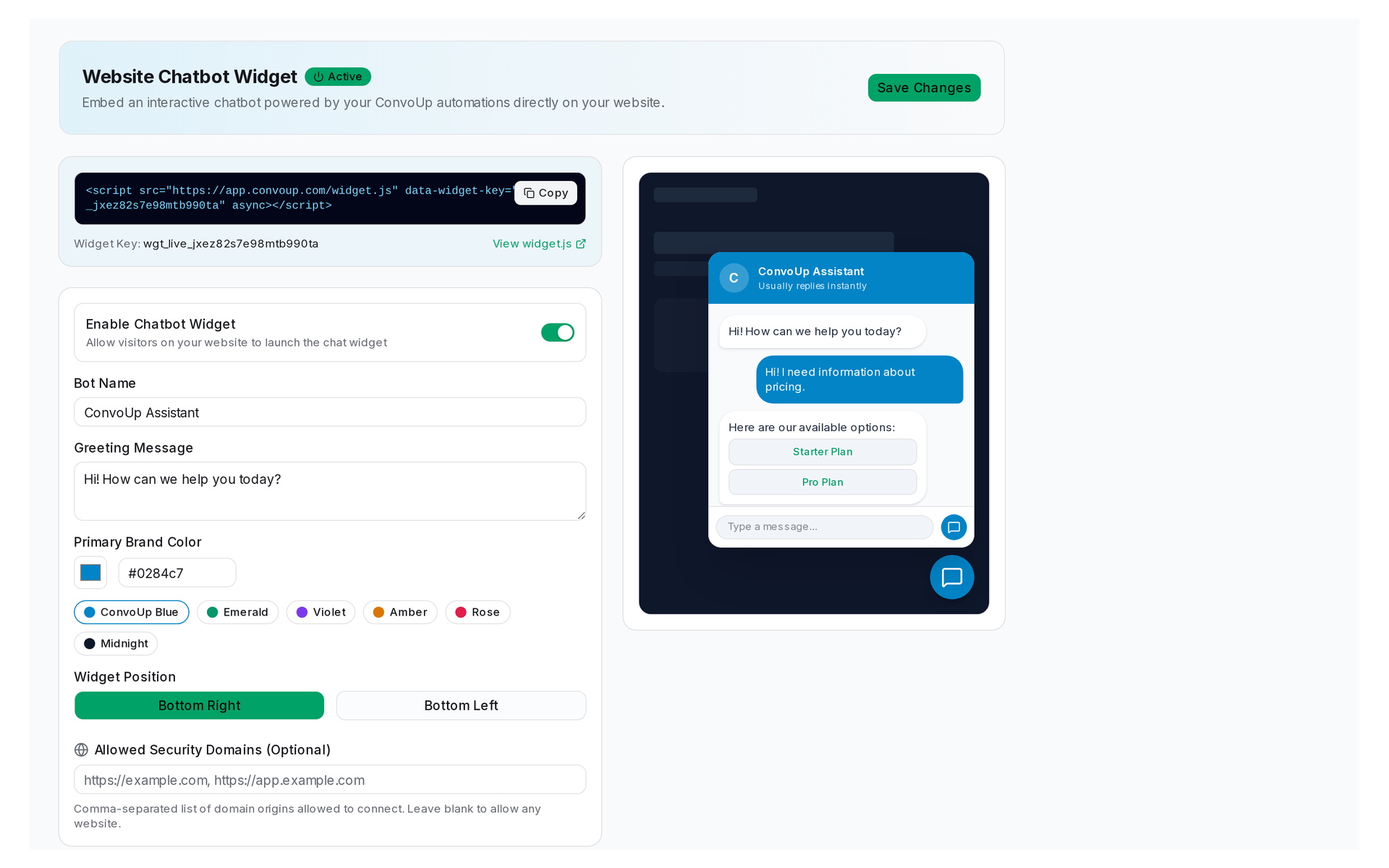 No-code Chatbot